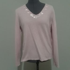 Liz Claiborne Light pink sweater